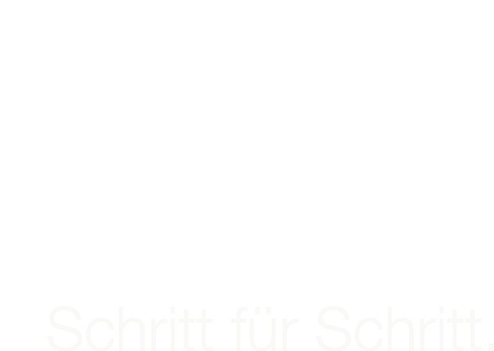 Wir mit Ihnen, für Sie. Schritt für Schritt.